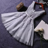 Neck Short Pink Lace Prom Dress,Sweet HomeComing Dress HZ1024