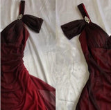 Party Dresses Under $160??Elegant Purple Glitter Ruffled Chiffon Prom Dresses HZ1024