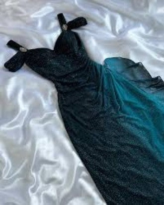 Party Dresses Under $160??Elegant Purple Glitter Ruffled Chiffon Prom Dresses HZ1024