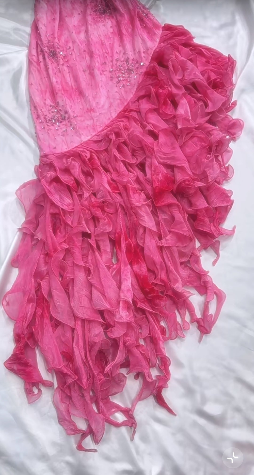Princess Style Beaded Chiffon Prom Dress for Party Glitter 90s Retro A-Line Evening Gown HZ1024
