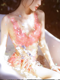 V-neck Bodycon Party Dress Sequin Chiffon Short Prom Dresses Sparkly Homecoming Dresses HZ1024