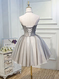 Sweetheart Neck Tulle Lace Short Prom Dress, Cute Homecoming Dress HZ1024