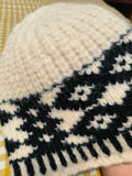 diamond plaid warm wool hat HZ1024